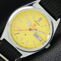 Japan Seiko Expo 70 Mens Automatic 6309A Refurbished Yellow Dial Watch a426435-1 - £34.43 GBP