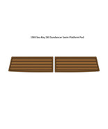 1989 Sea Ray 280 Sundancer Swim Platform Pad Boat EVA Foam Teak Deck Flo... - $384.32 CAD