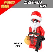 Marvel Santa Deadpool PG-975 Custom Minifigures - $2.25