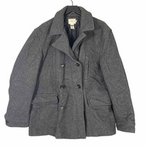 Calvin Klein Peacoat Winter Jacket Coat Gray Lined Men&#39;s Size XL Stylish... - £42.81 GBP