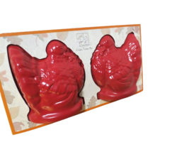 3D Stand Up Aluminum Classic Turkey Mold Cake Pan Harvest Deco New In Pa... - $19.75