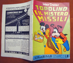 1959 Walt Disney Albi della Rosa #257 Mickey and the Mystery of the Missiles ... - £10.25 GBP