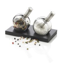 Xd Design Small Glass Planet Pepper and Salt Set, Set of 5, Transparent - £28.41 GBP