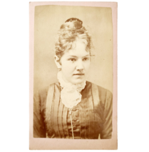 1880s CDV Photograph Gorgeous Woman William Quartermass Michigan Victori... - €17,30 EUR