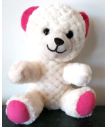 Dan Dee Collectors Choice 8&quot; Plush Teddy Bear White  Stuffed Animal Vale... - $6.69 CAD