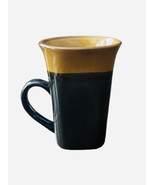 1 Royal Norfolk Square 2-Tone Flared-Rim Stoneware Mug 14 oz Black/Brown - £9.21 GBP