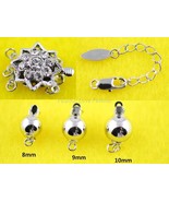 2 Pieces Necklace Clasps &amp; Hooks Jewelry Findings Pick a Style - $2.64 CAD+
