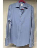 Brooks Brothers 1818 Regent Non-Iron Oxford Dress Shirt Light Blue 15.5, 34 - $336.39 MXN