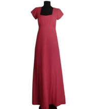 Bill Levkoff S Bridesmaid dress Maxi Gown Lined Persimmon - £41.43 GBP