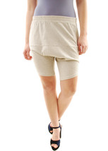 One Teaspoon Womens Shorts Striped Calyps Cream Size S - £42.72 GBP