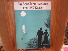 ETERNALLY TERRY THEME SONG LIMELIGHT CHARLES CHAPLIN 1953 BARBELLE SHEET... - $73.13 MXN