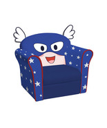 Original Kids Sofa with Armrest and Thick Cushion-Blue - Color: Blue - £89.97 GBP