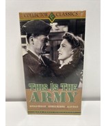 THIS IS THE ARMY VHS Cassette Tape NEW / SEALED Ronald Reagan Kate Smith... - £7.82 GBP