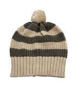 Striped Pom-Pom Baby Beanie Hats 0-3 Months Dark Ivy - $36.48