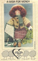 Hickory Grove Farms &quot;A Wish for Wendy&quot; 18 inch Country Doll Pattern 1994 - £2.91 GBP