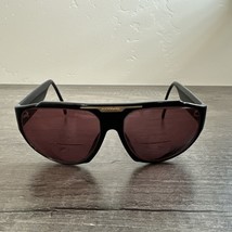 Vintage CARRERA Sunglasses 5441 90 Black Austria - $43.26