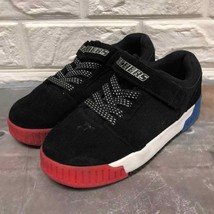 Sketchers youth suede sneakers with red white blue soles kids 13.5 hook n loop - £30.16 GBP
