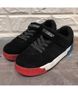 Sketchers youth suede sneakers with red white blue soles kids 13.5 hook ... - $37.87