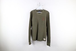 Vtg Abercrombie &amp; Fitch Mens XL Thrashed Thermal Waffle Knit Long Sleeve T-Shirt - £31.10 GBP