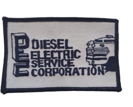 Diesel Electric Service Corporation Embroidered Patch Railroad Train 4&quot; X 2 1/2&quot; - £7.81 GBP