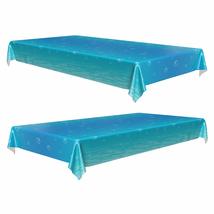 HOME &amp; HOOPLA Under Water Bubbles Paper Table Cover for Beach and Pool Parties,  - £12.19 GBP