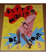 Bette Midler Concert Tour Program Vintage 1982 De Tour - $34.28 CAD