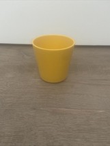 Vintage Melamine Yellow Cup Melamina Per Alimenti 84 Italy - $152.31 MXN