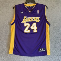 Adidas Kobe Bryant #24 Los Angeles Lakers Basketball Jersey - Youth Size Large - £61.92 GBP