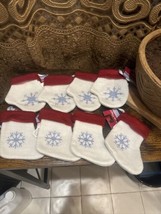 Decorative Mini Stockings And Mitten Hand Stitched Ornaments Set Of 8 - $14.03