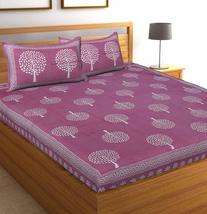 Traditional Jaipur Cotton Tree Print Reversible Duvet Cover Set Jaipuri Queen Si - £33.66 GBP