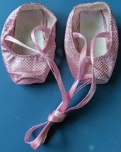 American Girl Doll Pink Pointe Ballet Shoes Slippers QQ - £8.31 GBP