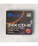 Plextor CD Recordable Media (CD-R) 650MB / 74 Minutes10 Pack - $54.84 CAD