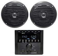 MB Quart RVM2.0 2-Zone RV Receiver Bluetooth Radio Stereo+(2) 5.25" Speakers - £159.67 GBP