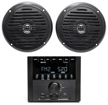 MB Quart RVM2.0 2-Zone RV Receiver Bluetooth Radio Stereo+(2) 5.25" Speakers - £160.39 GBP