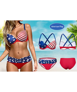 Miranda Women Push Up Two Piece Bikini Swimsuits Underwire Support Bathi... - $25.95