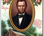 Abraham Lincoln Log Cabin The White House C Chapman Artist Signed Postca... - £6.43 GBP