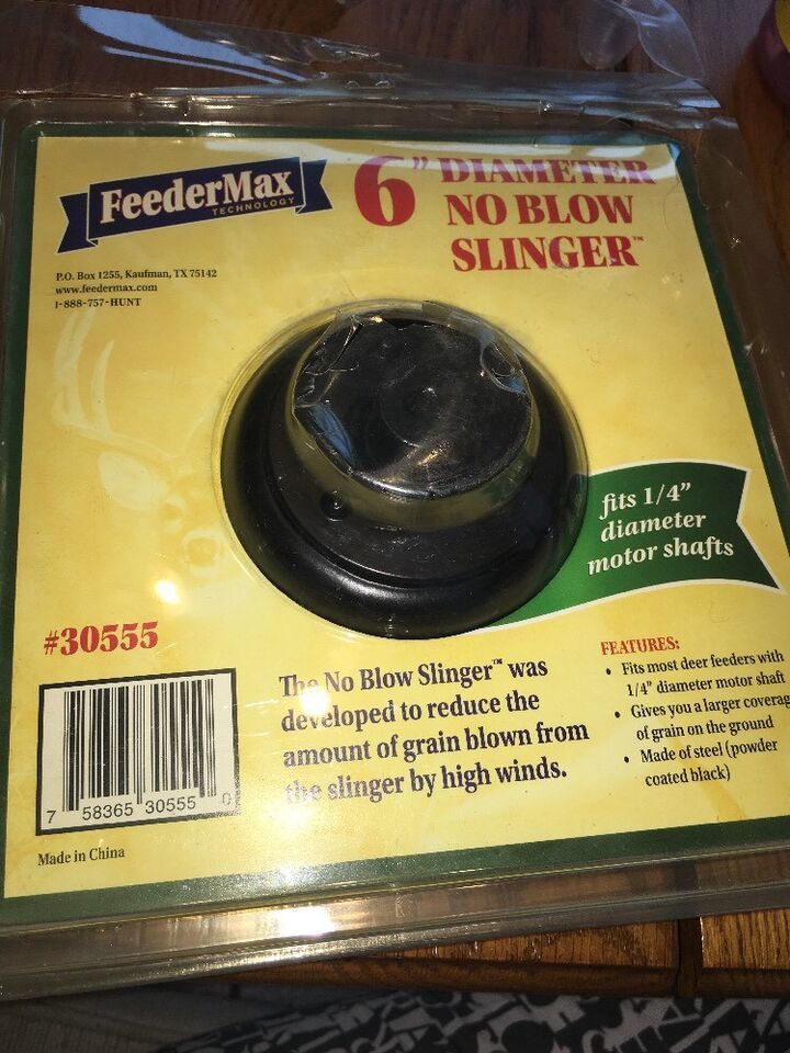 Feedermax Techology 6&quot; Diameter No Blow Slinger #30555 - $13.86