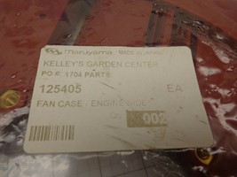 Maruyama 125405 Fan Case Shroud Housing Engine Side Some BL-8200 SP 830 ... - $47.39