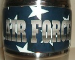 USAF US Air Force logo Travel mug tumbler sippy cup hot beverage stainle... - $15.00