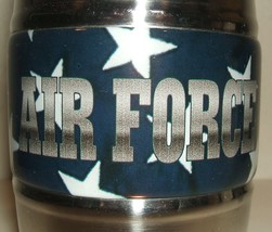 USAF US Air Force logo Travel mug tumbler sippy cup hot beverage stainless steel - £12.06 GBP