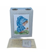 Hallmark Music box 1974 vtg blue bonnet girl musical collection Treasure... - £23.31 GBP