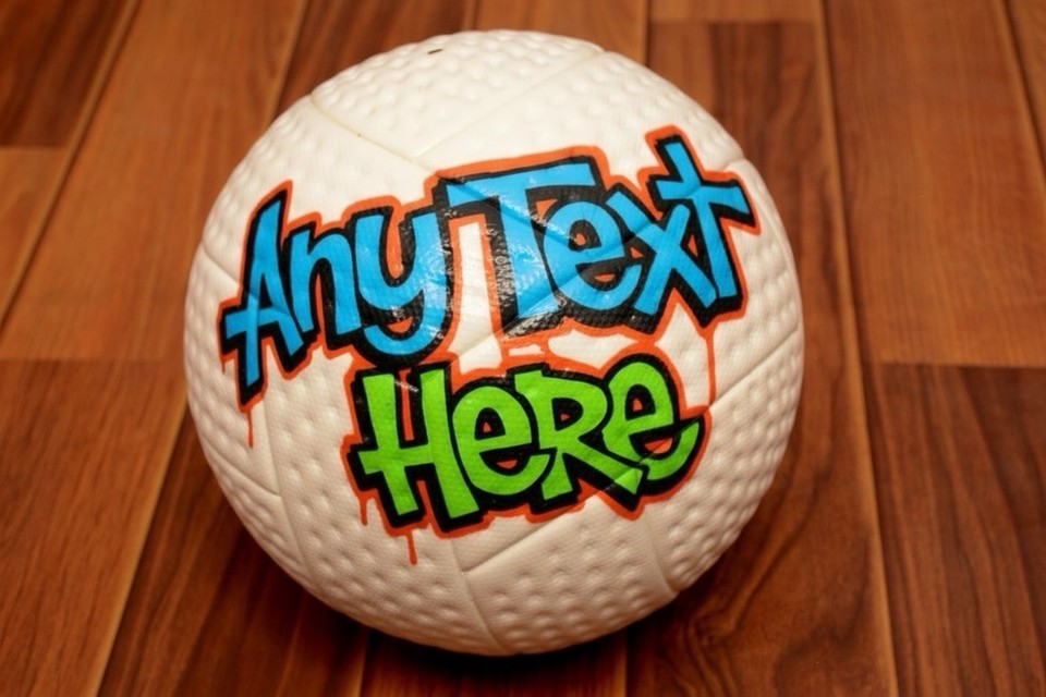Personalized Painted Custom Hand-Painted Football Item image 5