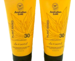 2 Pack AUSTRALIAN GOLD Aloe Coconut Plant Based Sunscreen SPF 30 6 oz EX... - £6.30 GBP