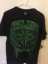 NEW St. Patrick’s Day Men’s Celtic Cross Graphic Medium Tee Shirt - £8.34 GBP