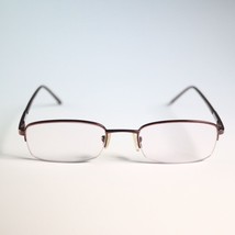 Vp-122 Brick brown 51-19 135 half frame rectangle eyeglasses N14 - £11.94 GBP