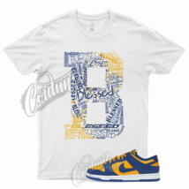 BLESSED Shirt for N Dunk Low UCLA Blue Jay University Gold Yellow Michigan 1 - £18.05 GBP+