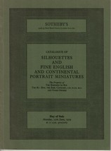 *Sotheby&#39;s Silhouettes &amp; Fine English &amp; Continental Portrait Miniatures (1979) - £35.50 GBP