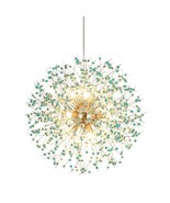 Gold/Turquoise Lakeyah 9 - Light Dimmable Sputnik Sphere Chandelier Ever... - £79.52 GBP