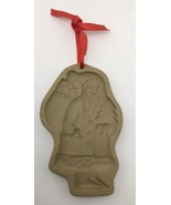 Vtg Christmas Santa Cookie Press Presents Brown Bag Food Mold Crafts USA... - €12,07 EUR