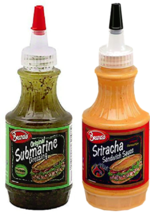 Beano&#39;s Sub Dressing &amp; Sriracha Sandwich Sauce Variety 2-Pack, 8 fl. oz.... - £19.40 GBP